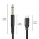 thumbnail image 3 of TYPE-C to 6.35mm 1/4 TRS Audio Stereo Cable Type C to 6.35mm Aux Jack Cord for Amplifier Home Theater Mixer 200cm, 3 of 5