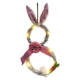 thumbnail image 2 of Decoraciones de Pascua, corona de decoración de Pascua con corona de decoración de Pascua Corona de conejo de Pascua Rendimiento comprobado, 2 of 10