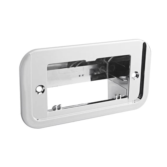 Chrome Plastic Ash Tray Housing/Trim 2005 & Older Peterbilt Trucks