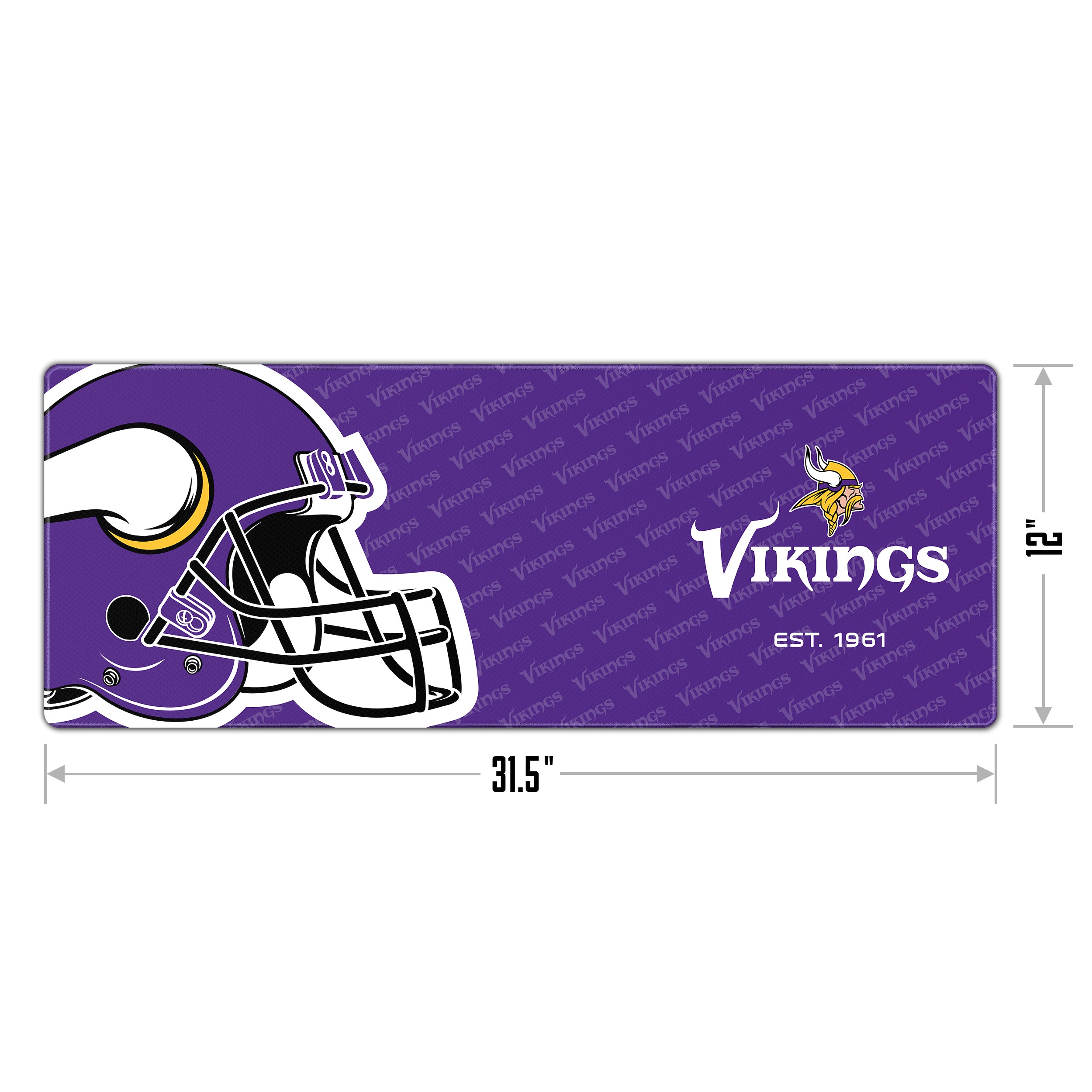 Minnesota Vikings Logo Series Desk Pad SMU