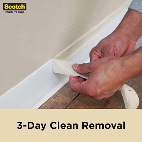 3M 2020-48EP3 1.88" x 60.1yd (48mm) Scotch Contractor Grade Masking Tape (3pk)