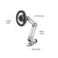 thumbnail image 2 of Amzcrzy Electrónica para hombres Organizador de electrónica Cámara digital Universal 360° Pro, teléfono con ventosa magnética, totalmente metálico, navegación plegable para coche. Accesorios para jue, 2 of 2