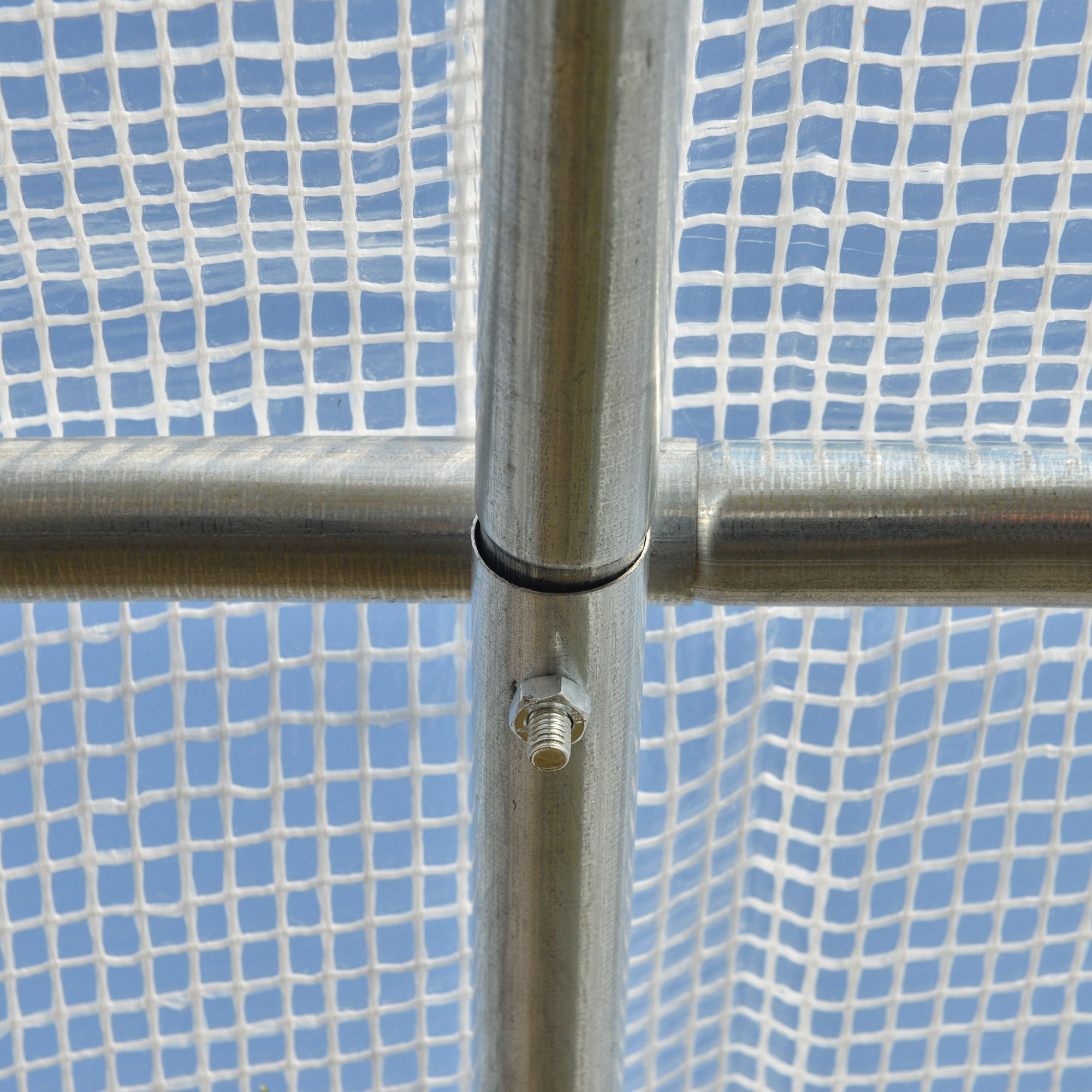 Outsunny 10' x 7' x 7' Walk In Tunnel Greenhouse, Outdoor Green House with Anti-Tear PE Cover