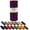 Dark Purple, variant on Craft County 100% Hemp Cord Spools – 205 ft (62.5m) Crafting Cord with a Polished Finish – Turquoise (0.5mm)