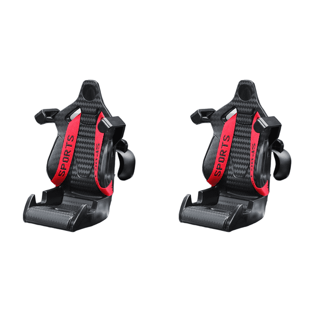 Asiento Carreras Soporte Ventilación Aire para GPS Antivibración () Rojo