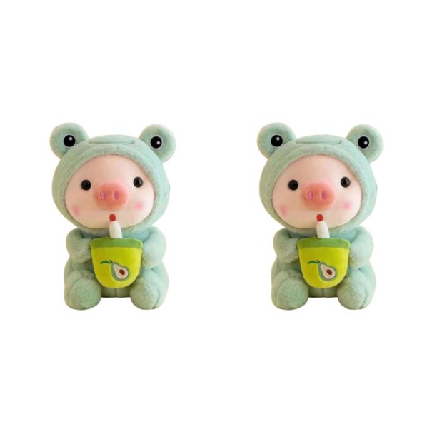 Bewildely Cerdo de dibujos animados, juguete de peluche, lindo Animal relleno, muñeco suave, almohada, decoración para niños, regalo de Type1 NO1