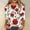 Red, variant on Plus Size 3/4 Sleeve Tops for Women,Ladies' Loose Casual Daily Printed Round Neck Three Quarter Sleeve 3/4 Sleeve T-shirt Multicolor M