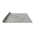 thumbnail image 2 of Ahgly Company Indoor Round Abstract Gray Modern Area Rugs, 8' Round, 2 of 4