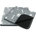 thumbnail image 1 of fafa-Plutus Tapis de Propreté Lavables pour Chiens, 2 Pack, Tapis Antidérapants pour Chiens avec Forte Absorption, Tapis d'Entraînement Réutilisables, Tapis Imperméable pour Mise Bas, Parc, Caisse, Chenil et Extérieur, 60x45cm, 1 of 4
