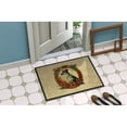 thumbnail image 6 of Carolines Treasures DAC2374MAT 18 x 27 in. Unisex Greyhound Christmas Flowers Doormat, 6 of 6