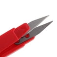 thumbnail image 4 of Uxcell Plastic Coated Metal Sewing Tool Yarn Cutter Scissors Red White 3pcs, 4 of 5