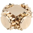 thumbnail image 4 of Hand Gyroscope, Anodized Aviation Aluminum   Pure Brass Gear High  Lathe  For Children For Adults Brass, 4 of 8