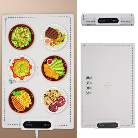 

Deal of the Day Tantouec Dinnerware Sets New Multifunctional Heating Insulation Board Foldable Flexible Silicone Home Dining Table Hot Food Warming Board Kitchen Essentials Cutlery Set Fall Sale!
