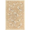 thumbnail image 1 of Trans-Ocean Importe CRED8844022 Liora Mannequin Carmel Libellule d'Intérieur et d'Extérieur Rond Tapis&44; Sable Foncé - 7 Pi 10 Po., 1 of 1