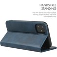 thumbnail image 4 of for iPhone 11 2019 Wallet Case,Premium PU Leather Flip Folio Case with Card Slot,Stand Holder and Magnetic Closure TPU Shockproof Interior Protective Case for Apple iPhone 11 6.1",Navy Blue, 4 of 16