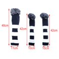 thumbnail image 3 of Funda para la cabeza para golf Sharpla Driver 3 piezas con pompón de punto con etiqueta numérica para hombres Cubierta de la cabeza del palo de golf, 3 of 8
