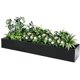 thumbnail image 1 of Yeshouse Jardinera elevada rectangular de acero resistente para jardín: resistente a la intemperie, montaje sin herramientas, diseño sin fondo, ideal para patios, balcones y uso comercial, 1 of 8
