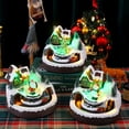 thumbnail image 2 of Adorno de casa de nieve con música navideña Bearachild para decoraciones de tren giratorio LED, 2 of 6
