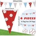 thumbnail image 2 of 131 ft Basketball Pennant Banners American Basketball Banner Pennant Flag Garland Bunting for Basketball Party Supplies Birthday Party Home Outdoor Hanging Decoration, 4 Pcs, 2 of 10