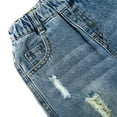 thumbnail image 7 of KIDSCOOL SPACE Retro Toddler Little Kid Rippd Holes Elastic Waist Fashion Jeans, 7 of 7