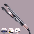 thumbnail image 2 of 2 in 1 Curling Straightener Flat Iron for Styling Ceramic Tourmaline Straightening Curler + Carbon Fiber Comb & Clips, 2 of 7
