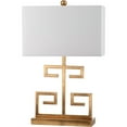 thumbnail image 4 of SAFAVIEH Greek Key 25 in. H Metallic Table Lamp, Gold, Set of 2, 4 of 7