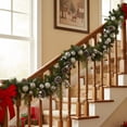 thumbnail image 4 of Northlight 6' Green Pine Artificial Christmas Garland with Berries and Iridescent Ornaments, 4 of 4