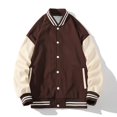 thumbnail image 5 of Baseballs Jackets New Fashion Casual Quality Patchwork Button Sports Coat Women Men Team Varsity Jacket Custom, 5 of 7