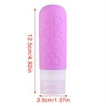 thumbnail image 3 of Travel Bottles for Toiletries 3oz Silicone Leak Proof Travel Size Containers for Shampoo Lotion Refillable Travel Bottle, 3 of 8