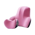 thumbnail image 1 of ZheElen Premium Memory Foam Core And Adjustable Straps Offer Head Neck And Lower Back Support Car Headrest Lumbar Support Pink, 1 of 6