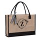 thumbnail image 1 of Hot Sale!Jute/Canvas Tote Bag,Personalized Present Bag With Inner Zipper Pocket Embroidery For Wedding,Birthday,Beach,Holiday,Great Gift For Women,Mom,Teachers, 1 of 3