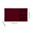 thumbnail image 5 of AOOOWER Soft Lint Jewelry Storage Tray for Rings and Earrings Display Solution, 5 of 16