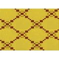 thumbnail image 1 of Ahgly Company Indoor Rectangle Patterned Golden Yellow Area Rugs, 8' x 10', 1 of 6
