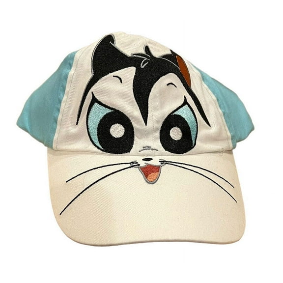 Looney Tunes Pussyfoot Pussy Foot Big Face Embroidered Hat Cap Halloween Costume New