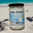 thumbnail image 5 of Pina Colada Vegan Coconut Soy 12 oz/ 355 ml Candle Hand-poured, Eco-friendly, Clean Burning, Bakery, Food, Drink, 5 of 5