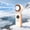 A, variant on VVQ 199-setting Ice Compress Handheld Fan, USB Rechargeable Portable Refrigeration Fan with Temperature Control, Quiet Cooling Fan for Outdoor Sports Daily Office Use