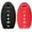 black and red, variant on 2pcs Dobrev 5 Buttons Silicone Case Protector Key Fob Cover Smart Car Remote Holder for Infiniti JX35 2014 2015 2016 QX60 QX80 (Black and Black)
