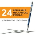 thumbnail image 6 of BIC Xtra-Precision Mechanical Pencil, Metallic Barrels, #2 Pencil, 24 Count, 6 of 13