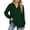 Deep Green, variant on OALUXE Blouses for Women Long Sleeve Shirts V Neck Smocked Cuffs Tunic Tops