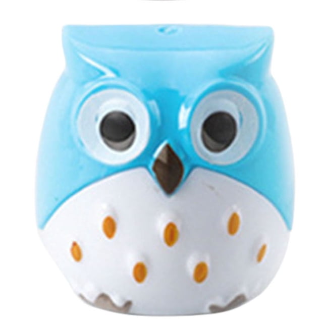 Cute Lovely Owl Plastic Pencil Sharpener Creative Stationery For School Kids