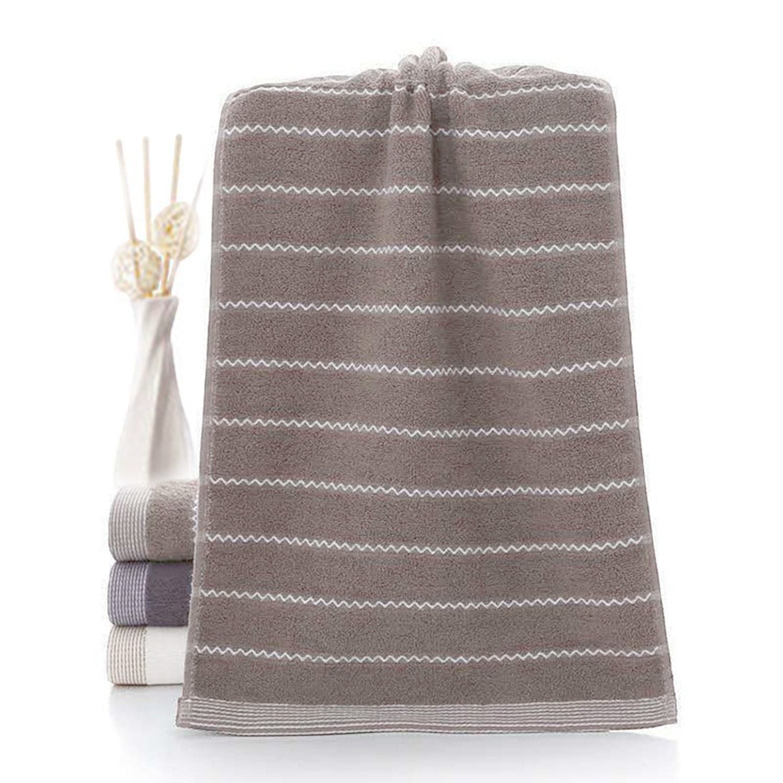 Yhmxh 12 Pcs Cotton Hand Towel 12.6"x 27.2", Large Natural 390 GSM Decorative Hand Towel for Bathroom, Super Absorbent Kitchen Hand Towels, Lightweight Soft Tea Towel for Home Kitchen, Bathroom