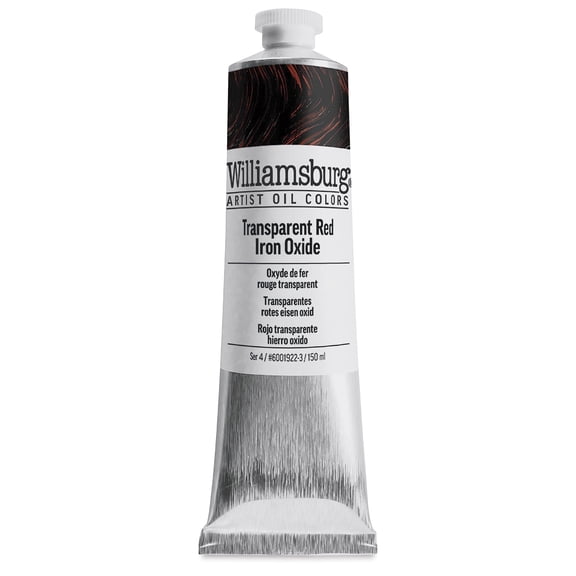 Williamsburg Handmade Oil Color, 150ml Tube, Transparent Red Iron Oxide