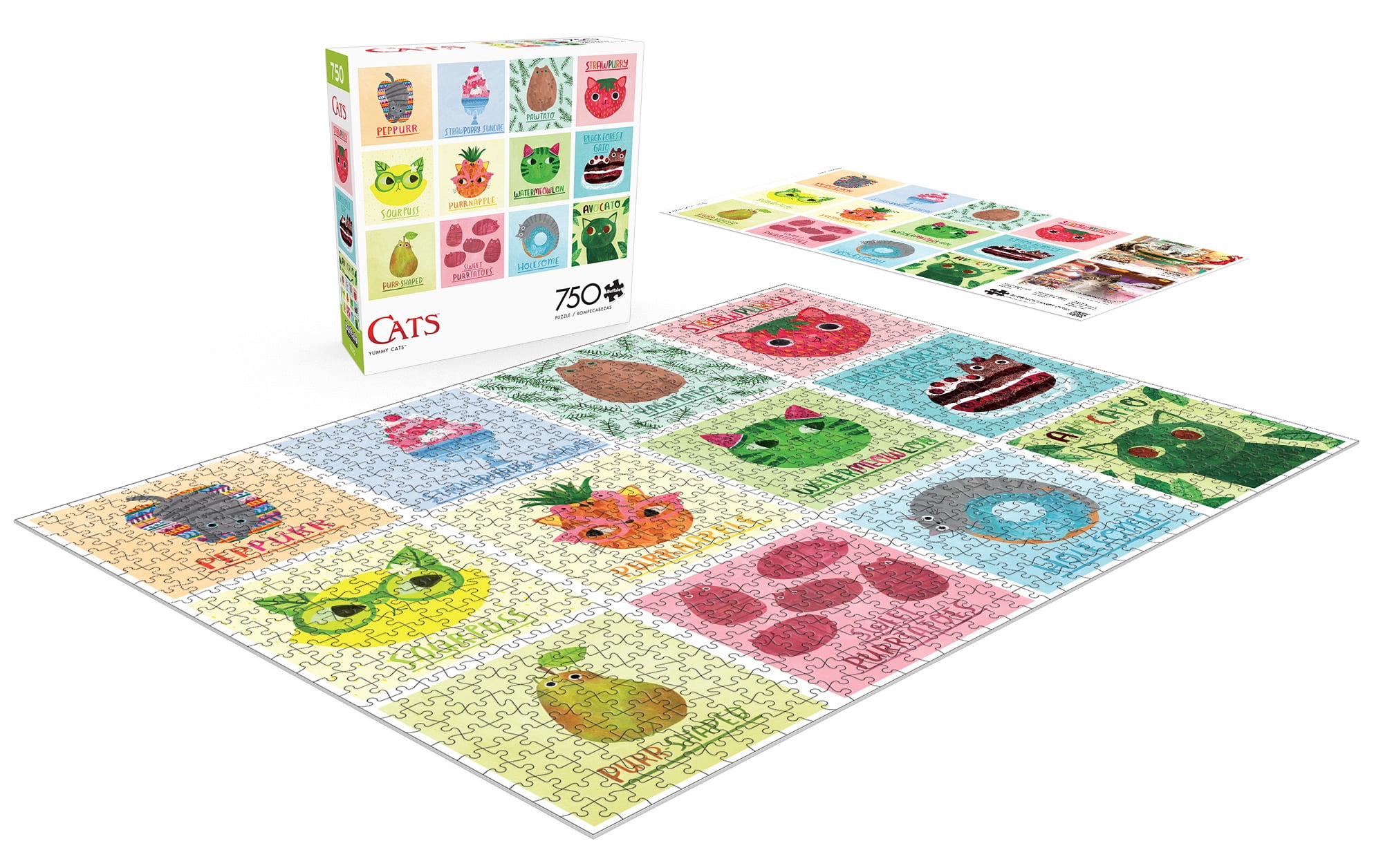 Buffalo Games 750-Piece Cats Yummy Cats Interlocking Jigsaw Puzzle