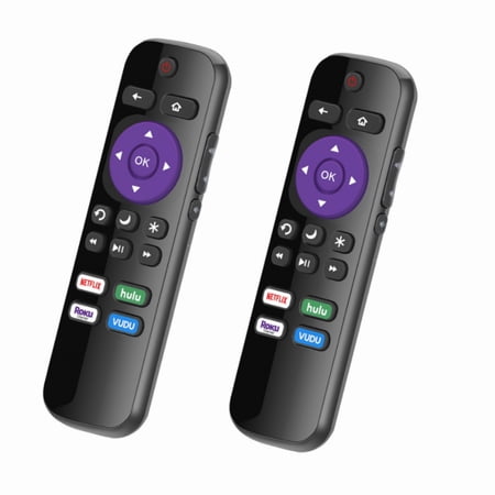 Home Times 2pcs Replace IR Remote Controller Only for ONN Roku TV,100012590 100012589 100074926 100058007 100068372 100069992 100012584 100012585 100012586 100069454 100012587 100012588 100044717