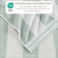 thumbnail image 2 of 100% Cotton Cabana Stripe Oversized 4 Pack Beach & Pool Towel (4 Pack- 35" x 70", Light Blue), 2 of 6