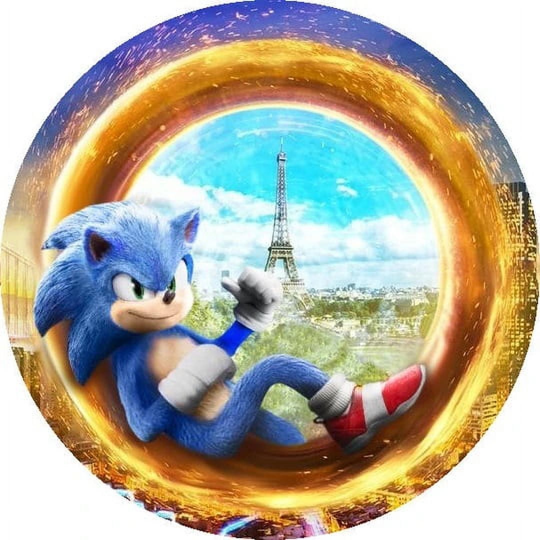 Sonic Head Cake Topper Sonic Rings Run Sonic Game Cutting -  Norway