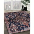 thumbnail image 3 of Ahgly Company Machine Washable Indoor Rectangle Traditional Purple Lily Purple Area Rugs, 8' x 12', 3 of 7