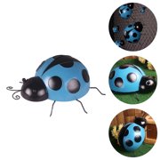 Mobutofu 3Pcs Simulated Ladybug Decors for Outdoor Lawn Ornaments 11.8X9X2.7In