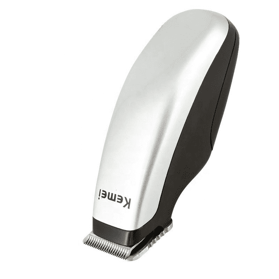 KEMEI Mini Hair Clippers for Men, Cordless Beard Trimmer for Self-Haircut and Travel Grooming, Silver