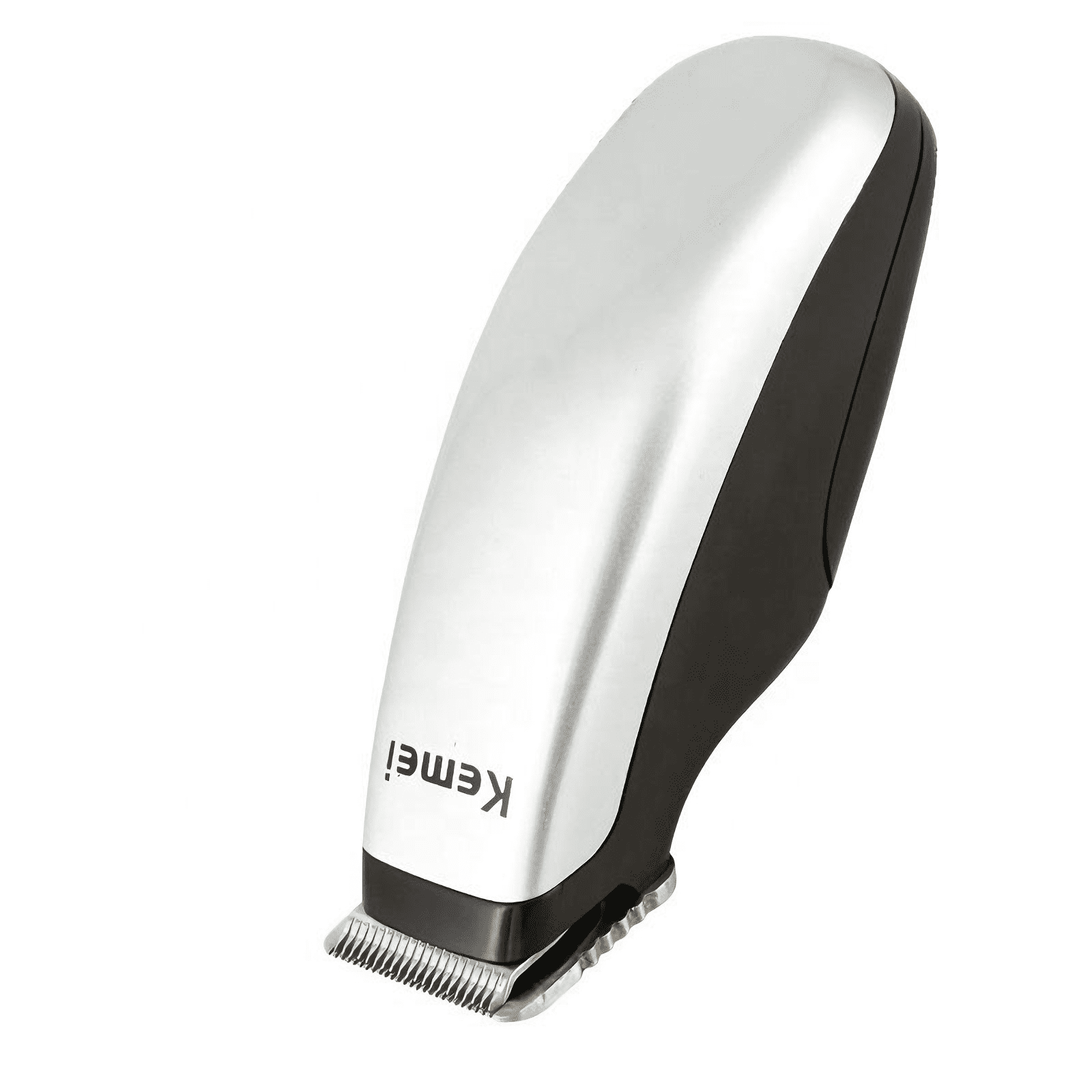 KEMEI Mini Hair Clippers for Men, Cordless Beard Trimmer for Self-Haircut and Travel Grooming, Silver
